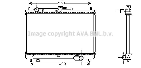 AVA QUALITY COOLING Радиатор, охлаждение двигателя MZ2066